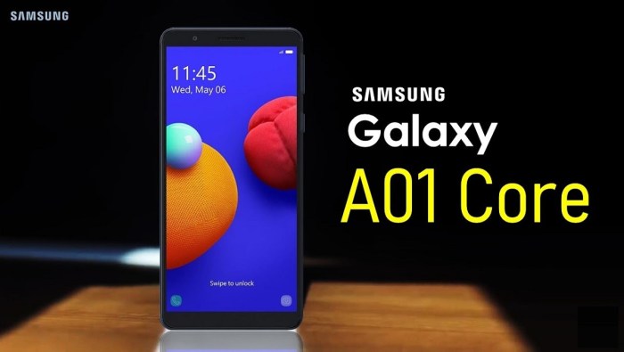 Samsung galaxy a01 core